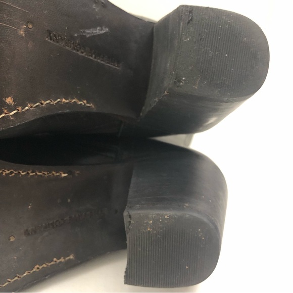 VTG Made in Mexico π²π½ l FRYE l Sz 9.5 Karla Engineer Tall w/ Heel Leather Boot - Picture 15 of 15